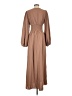 Shein 100% Polyester Brown Casual Dress Size 4 - photo 2