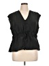 Terra & Sky Black Sleeveless Blouse Size 0X - photo 1