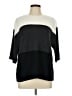 Matty M Color Block Black Pullover Sweater Size L - photo 1