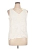 Nordstrom 100% Viscose Ivory Sleeveless Blouse Size XL - photo 1