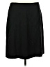 Ann Taylor Solid Black Casual Skirt Size 12 - photo 1