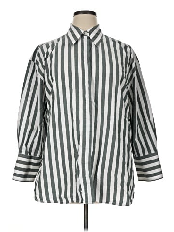 Banana Republic 3/4 Sleeve Button-Down Shirt (view 1)