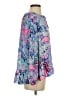 Lilly Pulitzer 100% Polyester Paisley Blue Long Sleeve Blouse Size S - photo 4