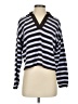 Madewell 100% Cotton Stripes Blue Cardigan Size XS - photo 1