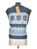 Jordache 100% Acrylic Blue Sweater Vest Size L - photo 2