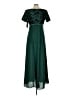 Von Bramlett 100% Polyester Green Cocktail Dress Size 12 - photo 2
