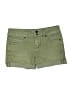 Mudd Solid Green Khaki Shorts Size 9 - photo 1