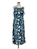 Assorted Brands 100% Viscose Floral Blue Casual Dress Size XL - photo 1