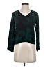 Karina Grimaldi 100% Rayon Green Long Sleeve Blouse Size XS - photo 1