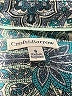 Croft & Barrow Paisley Teal 3/4 Sleeve Button-Down Shirt Size S - photo 7