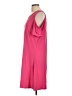 Just Be... Solid Pink Casual Dress Size L - photo 5