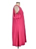 Just Be... Solid Pink Casual Dress Size L - photo 4