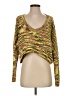 Silence and Noise 100% Polyester Yellow Cardigan Size S - photo 1