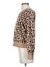 Re:named 100% Cotton Animal Print Tan Pullover Sweater Size S - photo 5