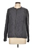 J.Jill 100% Polyester Argyle Gray Jacket Size L - photo 1