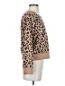 Re:named 100% Cotton Animal Print Tan Pullover Sweater Size S - photo 4