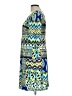 Bethany Graphic Blue Casual Dress Size L - photo 5