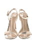 Schutz Metallic Ivory Sandals Size 7 - photo 2
