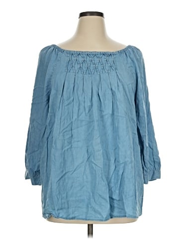 Club Z Collection 3/4 Sleeve Blouse (view 1)