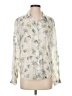 Cloth & Stone Floral Ivory Long Sleeve Blouse Size S - photo 1