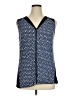 Sejour Blue Sleeveless Blouse Size 1X - photo 1