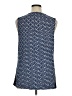 Sejour Blue Sleeveless Blouse Size 1X - photo 2