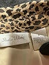 Studio Works Animal Print Brown Long Sleeve Blouse Size S - photo 7