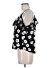 E&M Collection 100% Polyester Black Short Sleeve Top Size M - photo 5