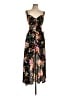 B. Darlin Floral Black Cocktail Dress Size 7 - 8 - photo 1