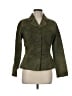Brandon Thomas 100% Leather Green Leather Jacket Size M - photo 1