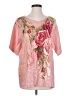 Unbranded Pink Short Sleeve Blouse Size S - photo 1