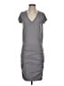 Athleta Solid Gray Casual Dress Size S - photo 1