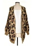 Umgee Animal Print Brown Cardigan Size S - photo 1