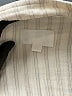 Every 100% Cotton Chevron-herringbone Ivory Long Sleeve Button-Down Shirt Size L - photo 7