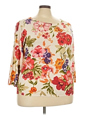 Talbots 3/4 Sleeve T-Shirt (view 1)
