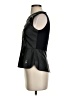 BCBGMAXAZRIA 100% Polyurethane Black Sleeveless Blouse Size XS - photo 5