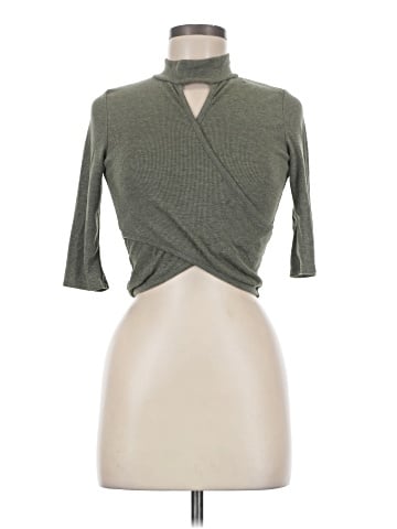 Papaya Short Sleeve Turtleneck (view 1)