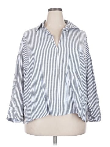 Max Studio 3/4 Sleeve Blouse (view 1)