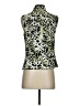 St. John Green Sleeveless Blouse Size S - photo 2