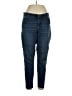 Democracy Solid Blue Jeans Size 14w - photo 1