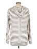 Market and Spruce Stripes Silver Pullover Sweater Size L - photo 2