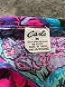 Cielo 100% Polyester Tropical Teal Short Sleeve Blouse Size M - photo 7