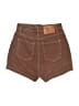 Princess Polly Brown Denim Shorts Size 24 waist (estimated) - photo 2