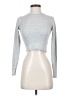 TNA 100% Cotton Silver Long Sleeve Top Size XS - photo 1
