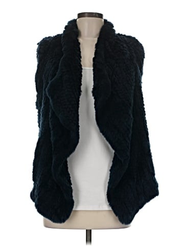 Vince. Faux Fur Vest (view 1)