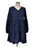 Unbranded Polka Dots Blue Casual Dress Size L - photo 1