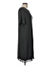 Unbranded Solid Gray Casual Dress Size L - photo 4