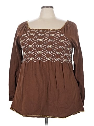 Roaman's Long Sleeve Blouse (view 1)