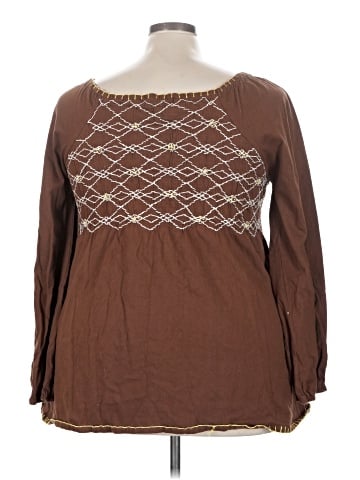 Roaman's Long Sleeve Blouse (view 2)