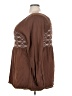 Roaman's Brown Long Sleeve Blouse Size 22 (1X) - photo 5
